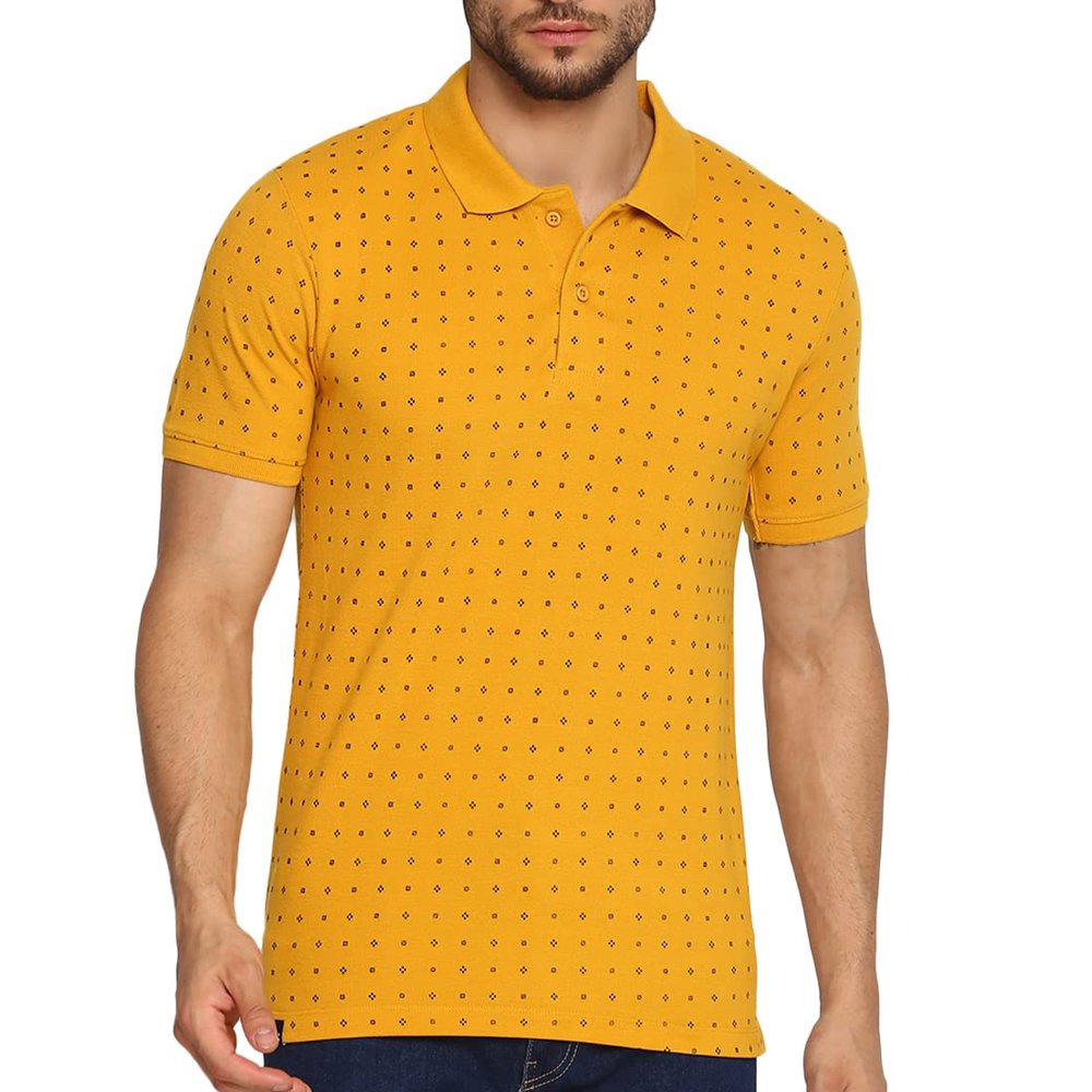 Custom Logo Design Mens Vintage Style Plain Polo Shirt
