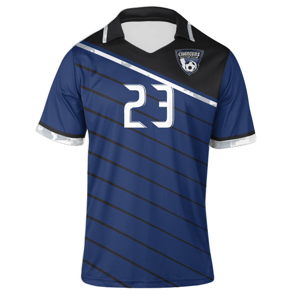 New Design Customized 100% Polyester Soccer Uniforms
