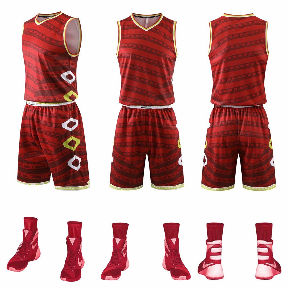 2022 Custom Reversible Sublimated Basketball Uniform