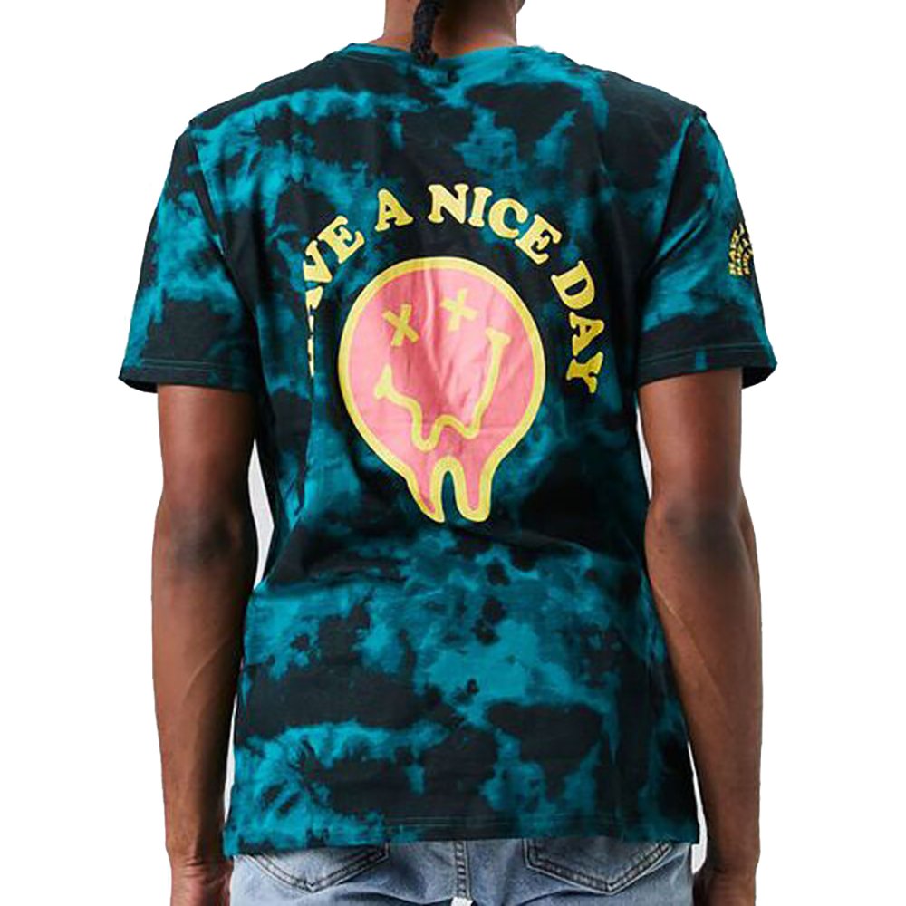 Short Sleeves OEM 100% Cotton Graphic Tie-Dye T-shirts