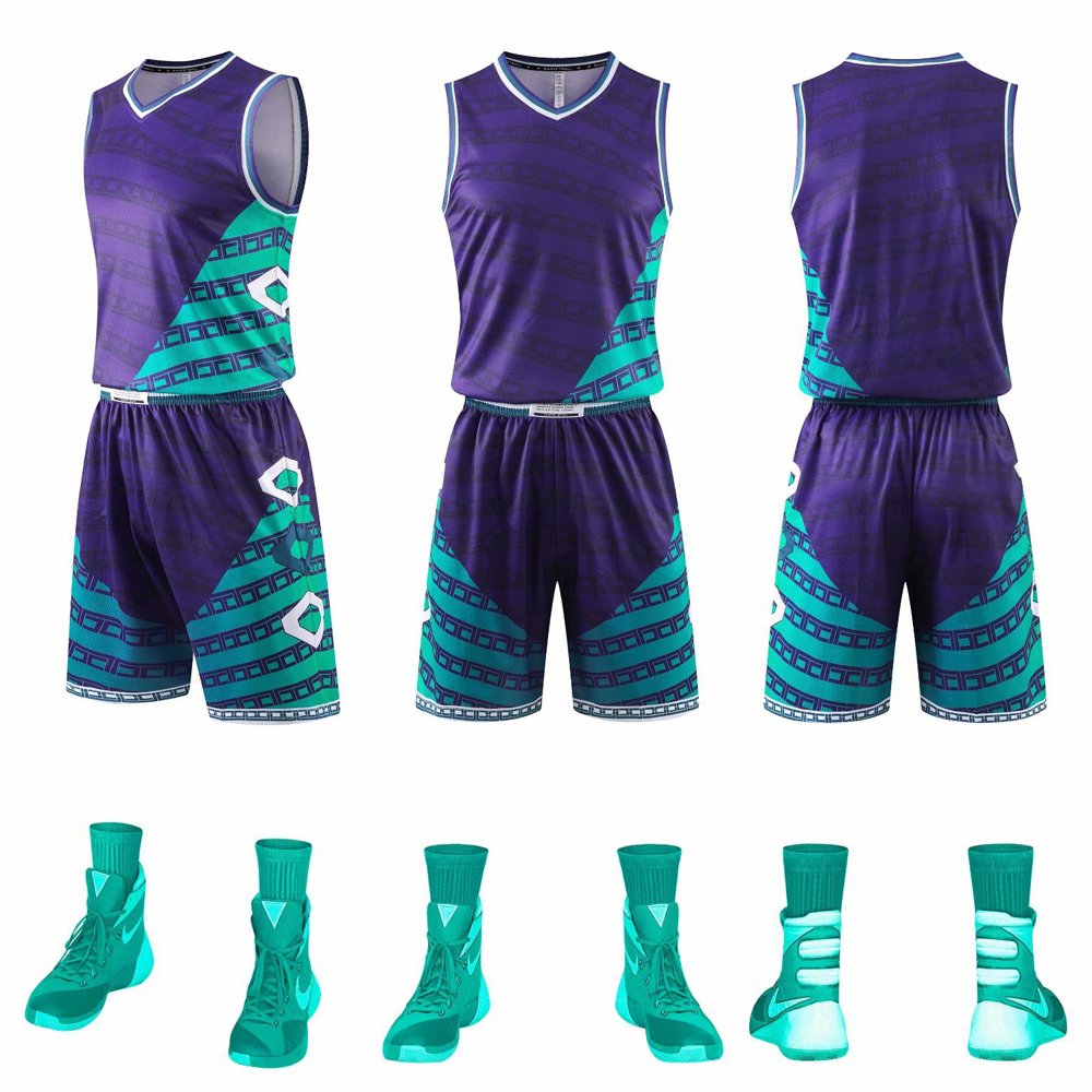 2022 Custom Reversible Sublimated Basketball Uniform
