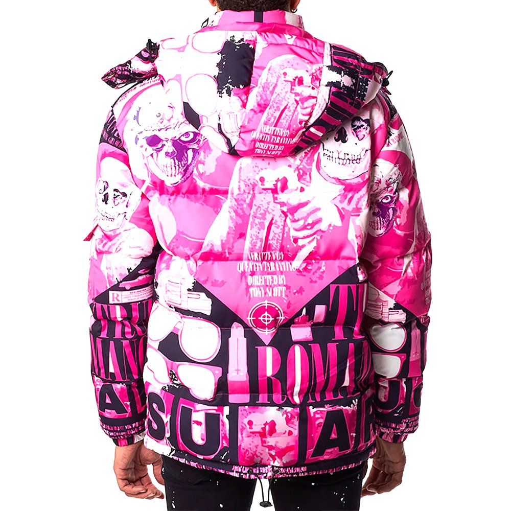 Custom Logo Men’s Fashion Puffer Jacket